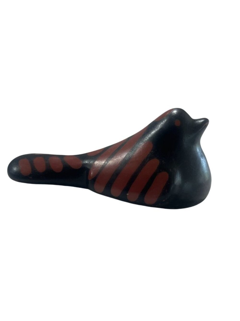 Pier 1 Imports Chulucanas Peruvian Art Pottery Bird Figurine Handmade Decor